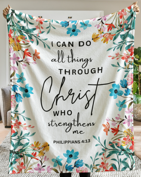 Philippians 4:13 |  Arctic Fleece Blanket 50x60