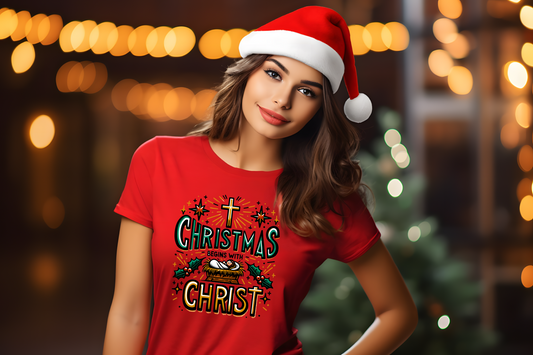 Christmas Begins With Christ Christmas T-Shirt