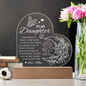 To My Daughter from Mom | Heart Plaque