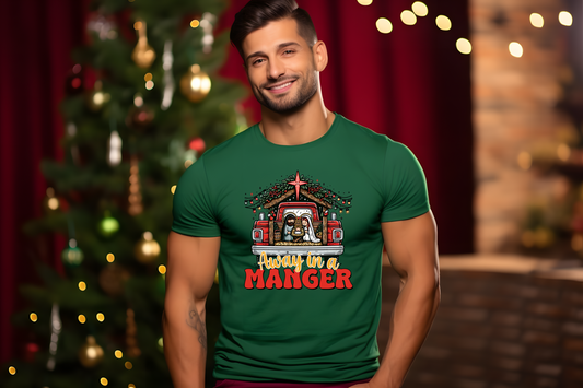 Away In A Manger Christmas T-Shirt