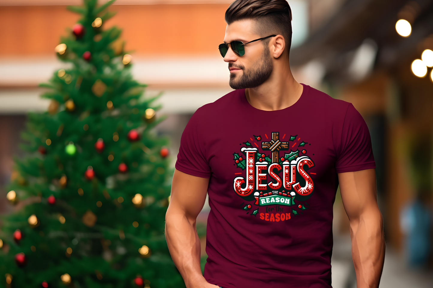 Jesus The Reason For The Season Christmas T-Shirt