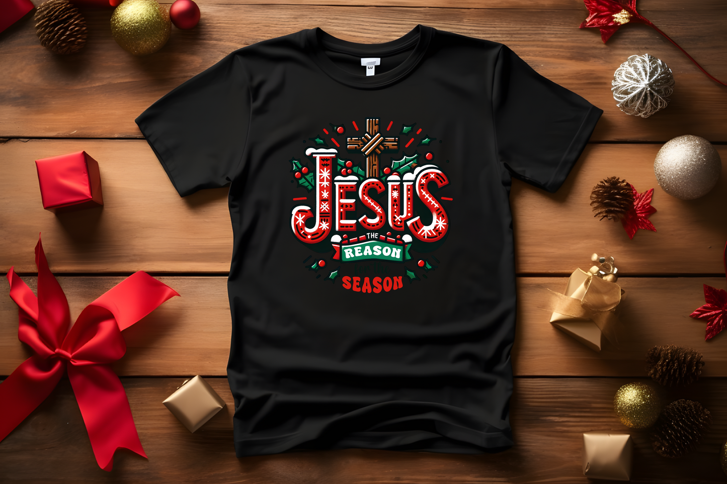 Jesus The Reason For The Season Christmas T-Shirt