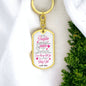 To My Daughter | From Mom | You'll Always Be My Baby Girl | Custom Engraving | Dog Tag Keychain