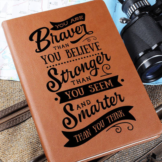 YOU ARE MORE - LEATHER JOURNAL, Christian journal, faith journal