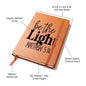 BE THE LIGHT LEATHER JOURNAL, Christian journal, faith journal