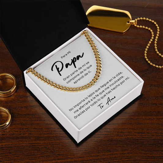 Para Mi Papa | Cuban Link Chain