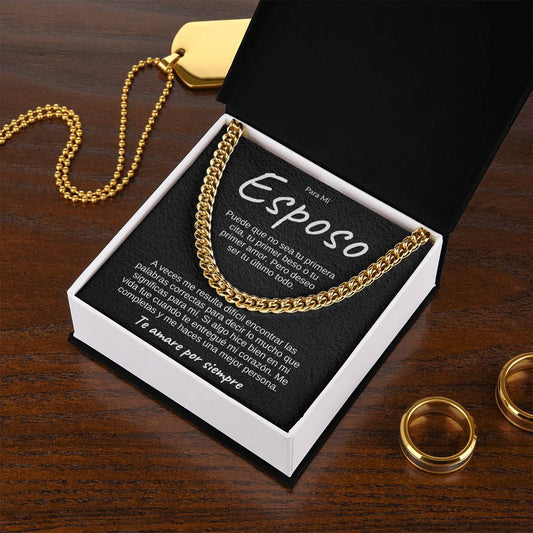 Para Mi Esposo |  Cuban Link Chain