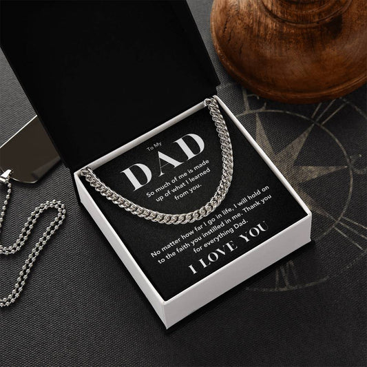 To My Dad | Cuban Link Chain