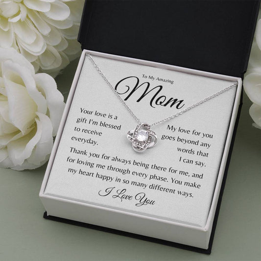 To My Mom | Love Knot Necklace
