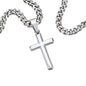 To My Dad | Artisan Cross Necklace on Cuban Chain