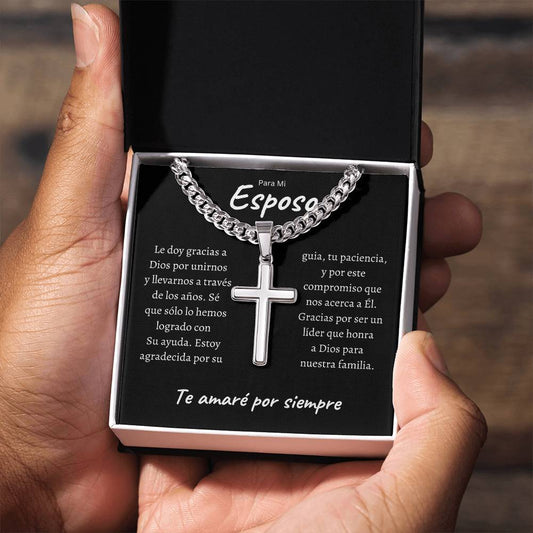 Para Mi Esposo | Artisan Cross Necklace