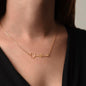 To My Soulmate | Signature Name Necklace | 18K Gold