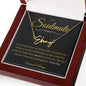 To My Soulmate | Signature Name Necklace | 18K Gold