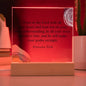 TRUST IN THE LORD | PROVERBS 3:5-6 | ACRYLIC PLAQUE
