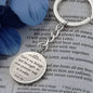 PSALM 46:1 KEYCHAIN, Christian keychain, faith keychain