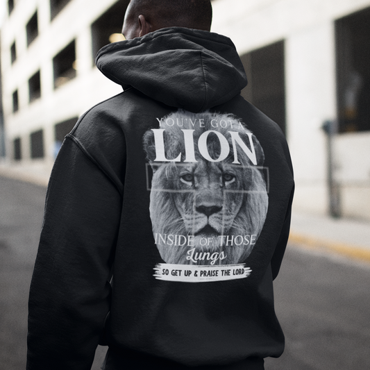 You've Got A Lion Inside of Those Lungs Hoodie, Christian Hoodie, Faith Hoodie, Bible Verse Hoodie, Vintage Jesus Hoodie