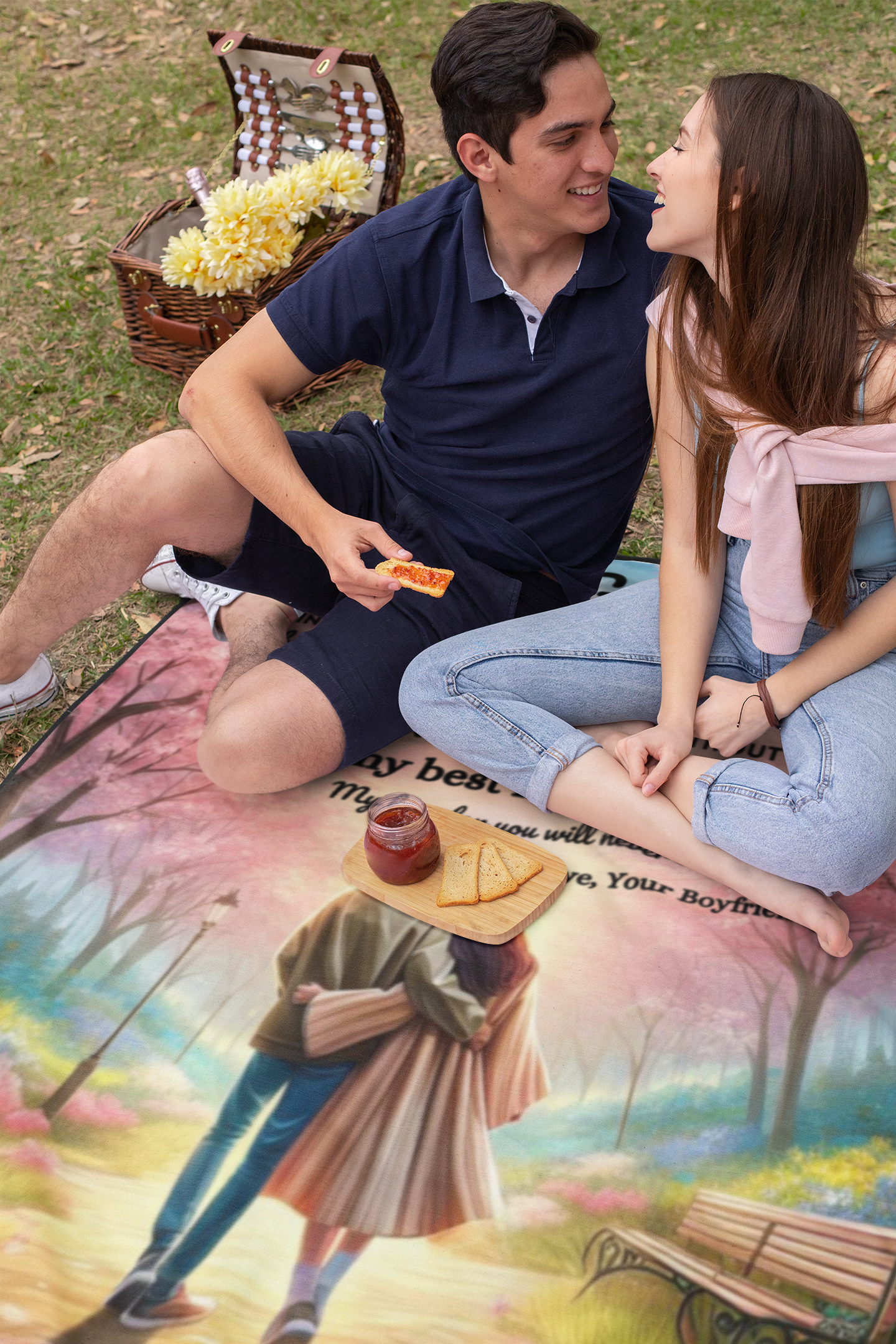 My Life, My Love, My Best Friend |Personalized Blanket | Gift for Couples