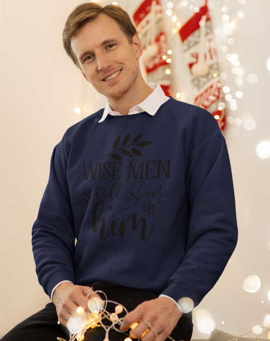 WISE MEN STILL SEEK HIM SWEATSHIRT, Christian Christmas sweater, Jesus sweatshirt