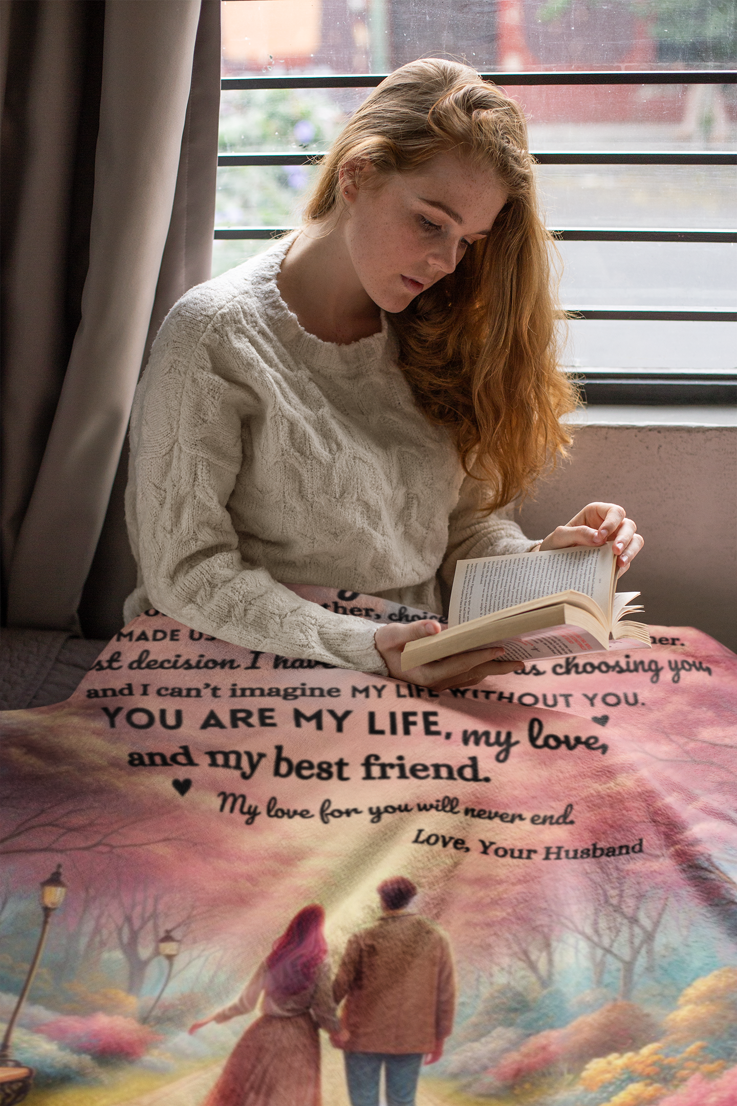 My Life, My Love, My Best Friend |Personalized Blanket | Gift for Couples