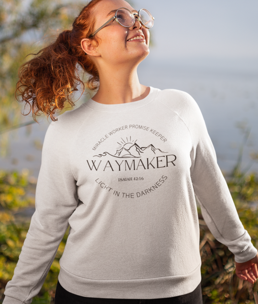 Waymaker Sweatshirt, Faith Sweatshirt, Christian Sweatshirt, Jesus Sweatshirt, Bible Verse, Faith Shirt, Christian Gift