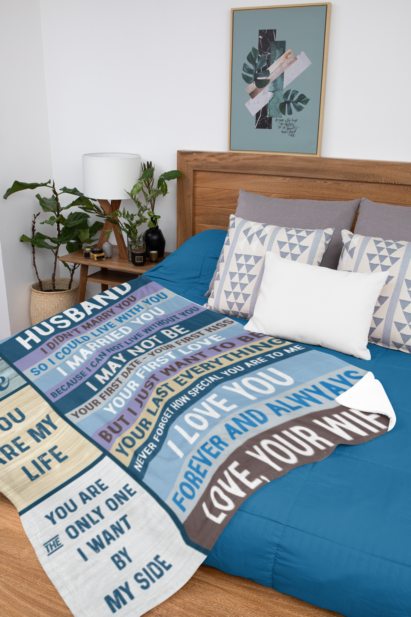 To my Husband You are my life | Arctic Fleece Blanket