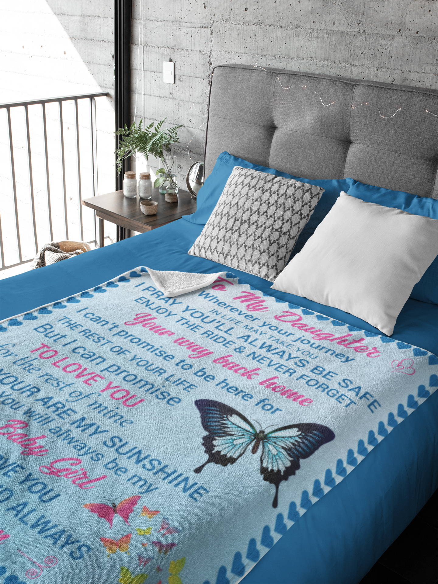 To my Daughter Never Forget | From Mom | Arctic Fleece Blanket