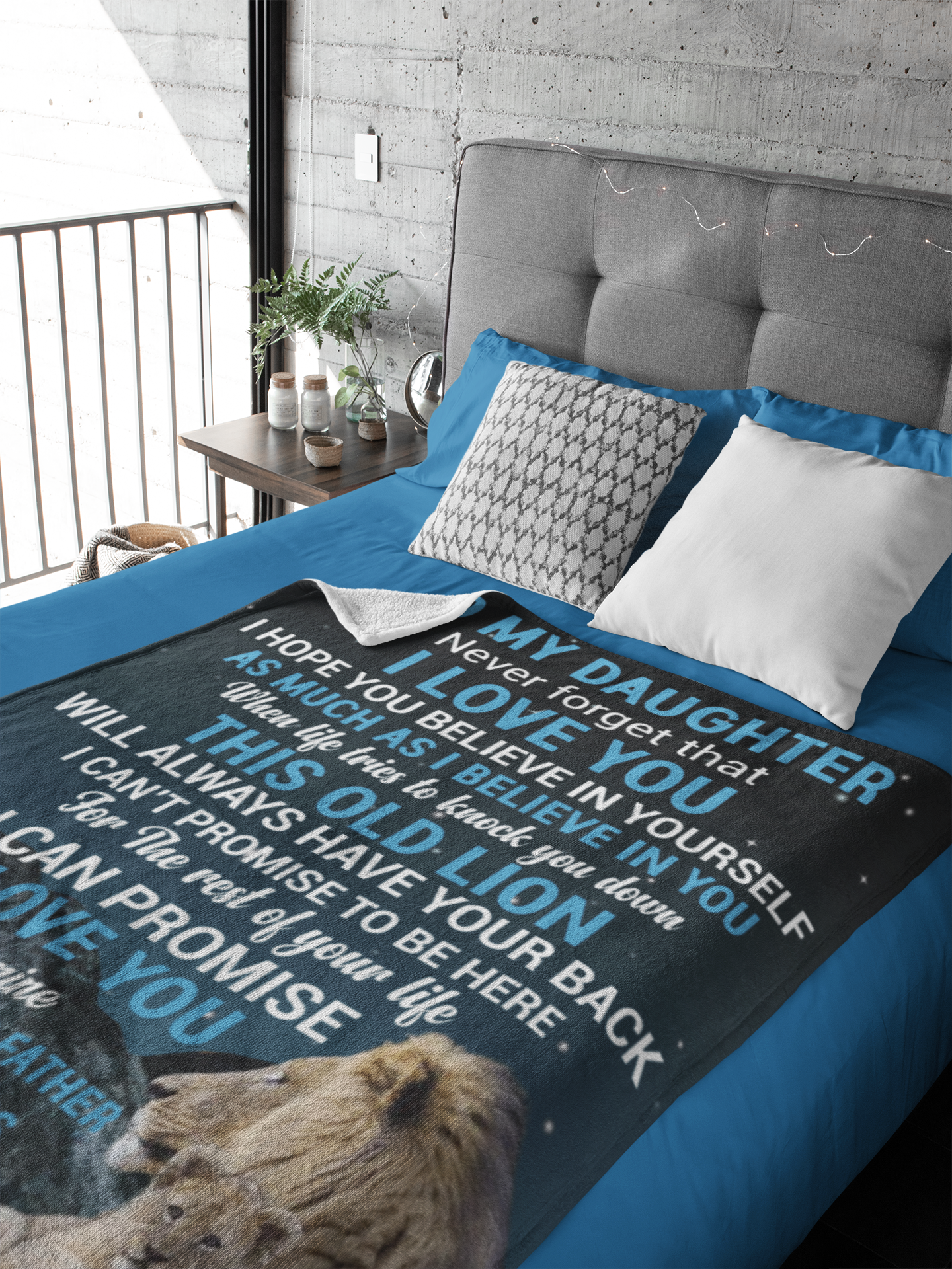 To my Daughter Never Forget | Love Dad | Arctic Fleece Blanket