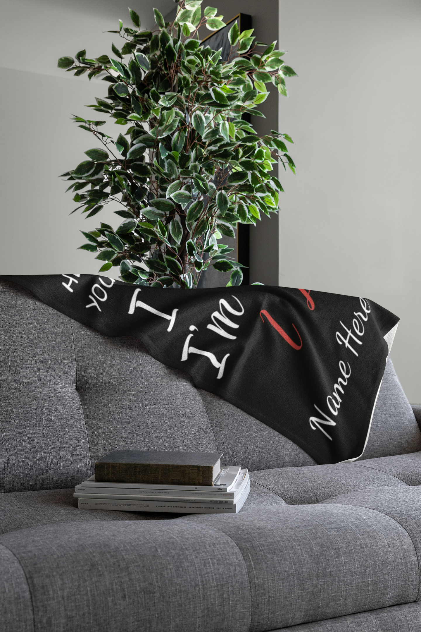 PERSONALIZED | In Case I Don't Say it Enough | I Love You | Arctic Fleece Blanket