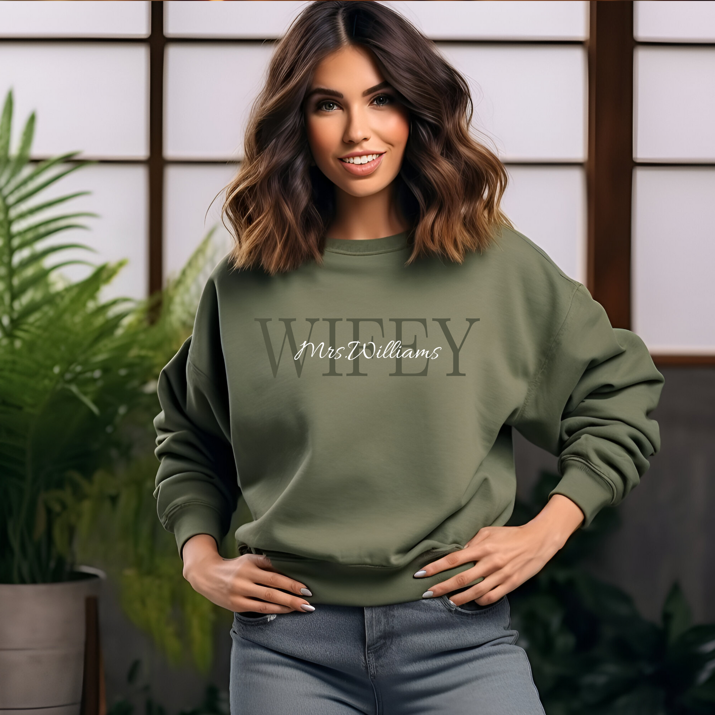 PERSONALIZED | WIFEY | Sweatshirt