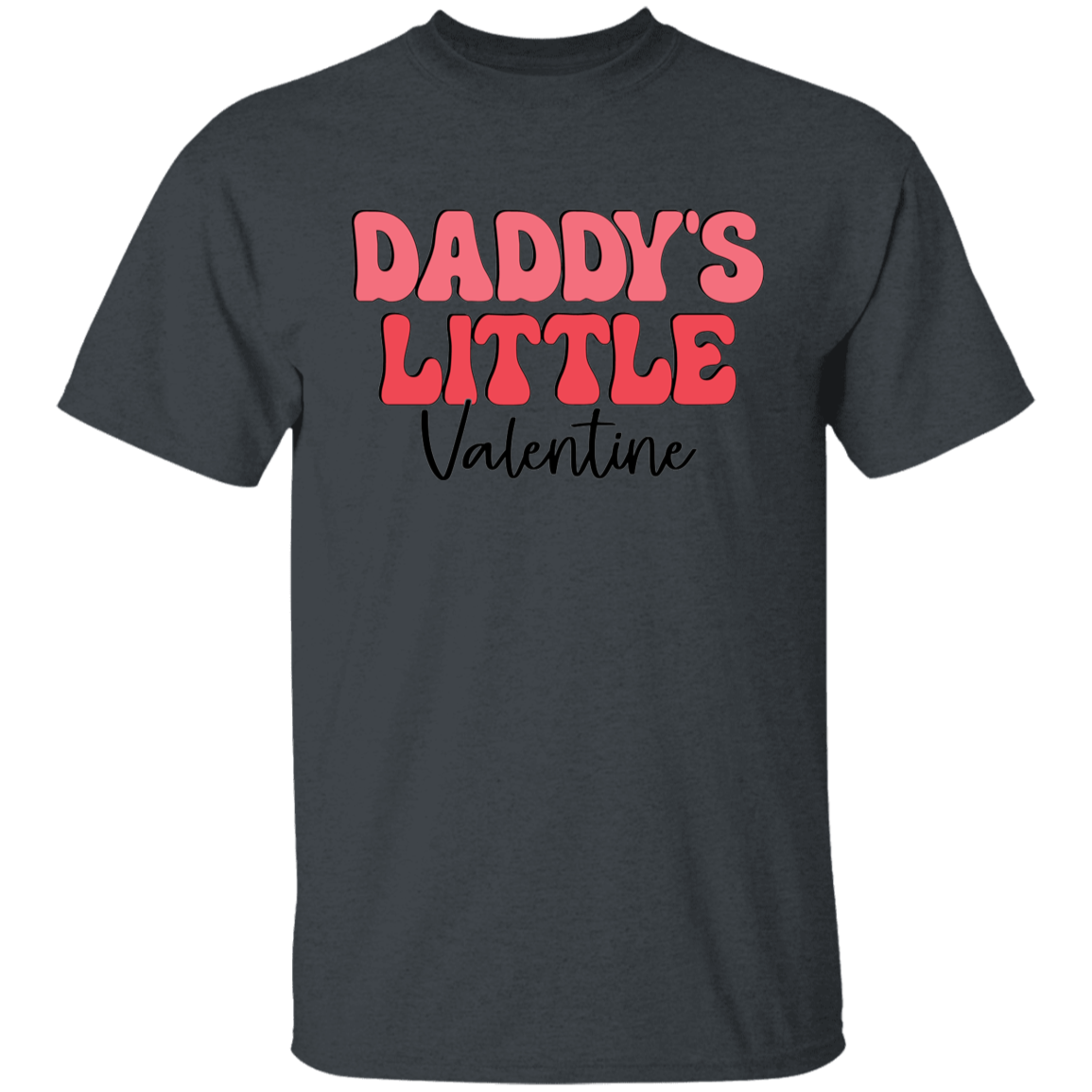 Daddy's Little Valentine | Youth Cotton T-Shirt