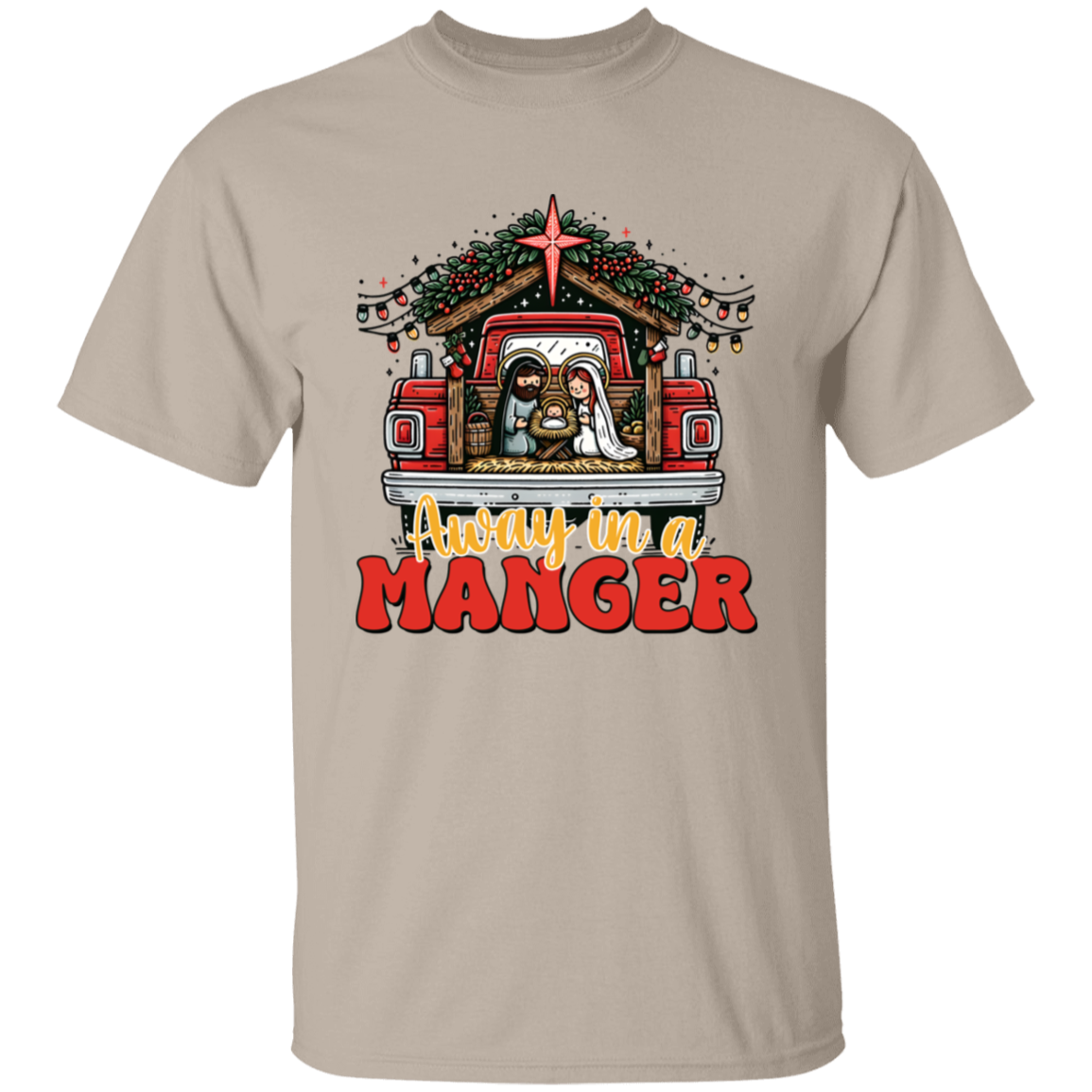 Away In A Manger Christmas T-Shirt