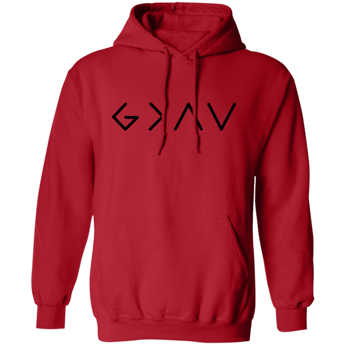 GOD IS GREATER THAN THE HIGHS AND LOWS | Pullover Hoodie