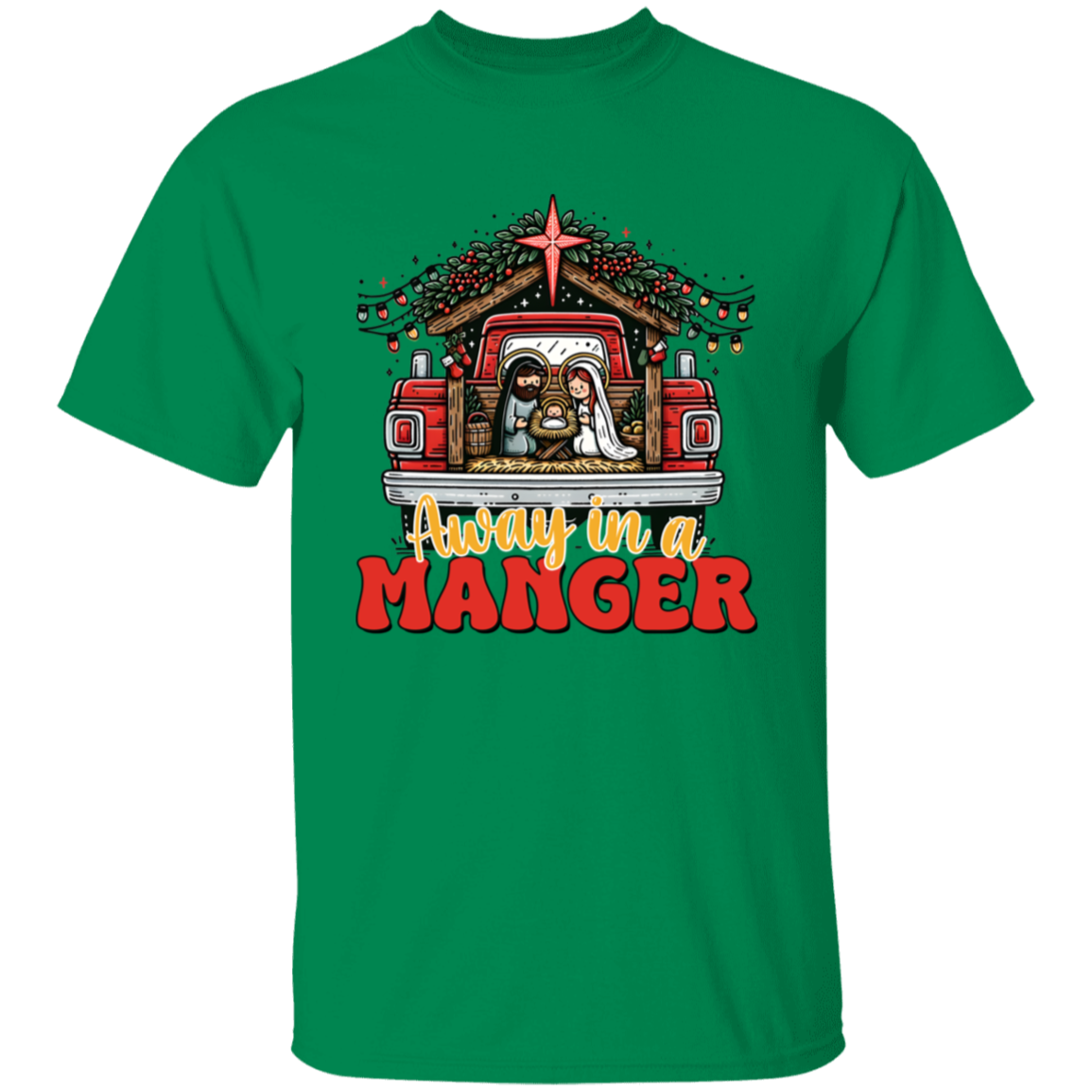 Away In A Manger Christmas T-Shirt