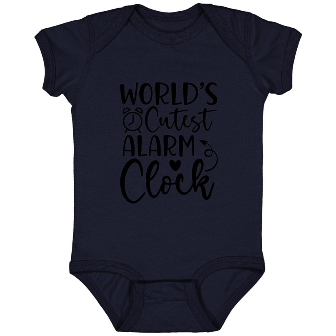 World's cutest alarm clock | Infant Fine Jersey Onesie