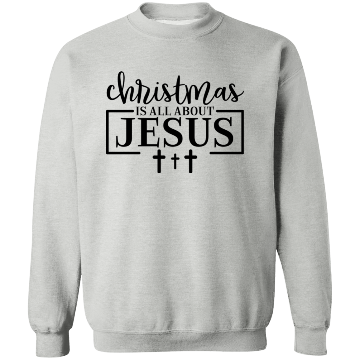 CHRISTMAS IS ALL ABOUT JESUS SWEATSHIRT, Christian Christmas sweater, Jesus sweatshirt