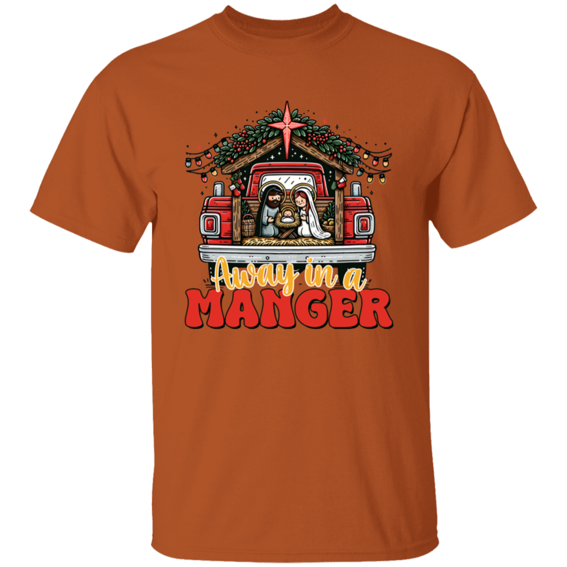 Away In A Manger Christmas T-Shirt