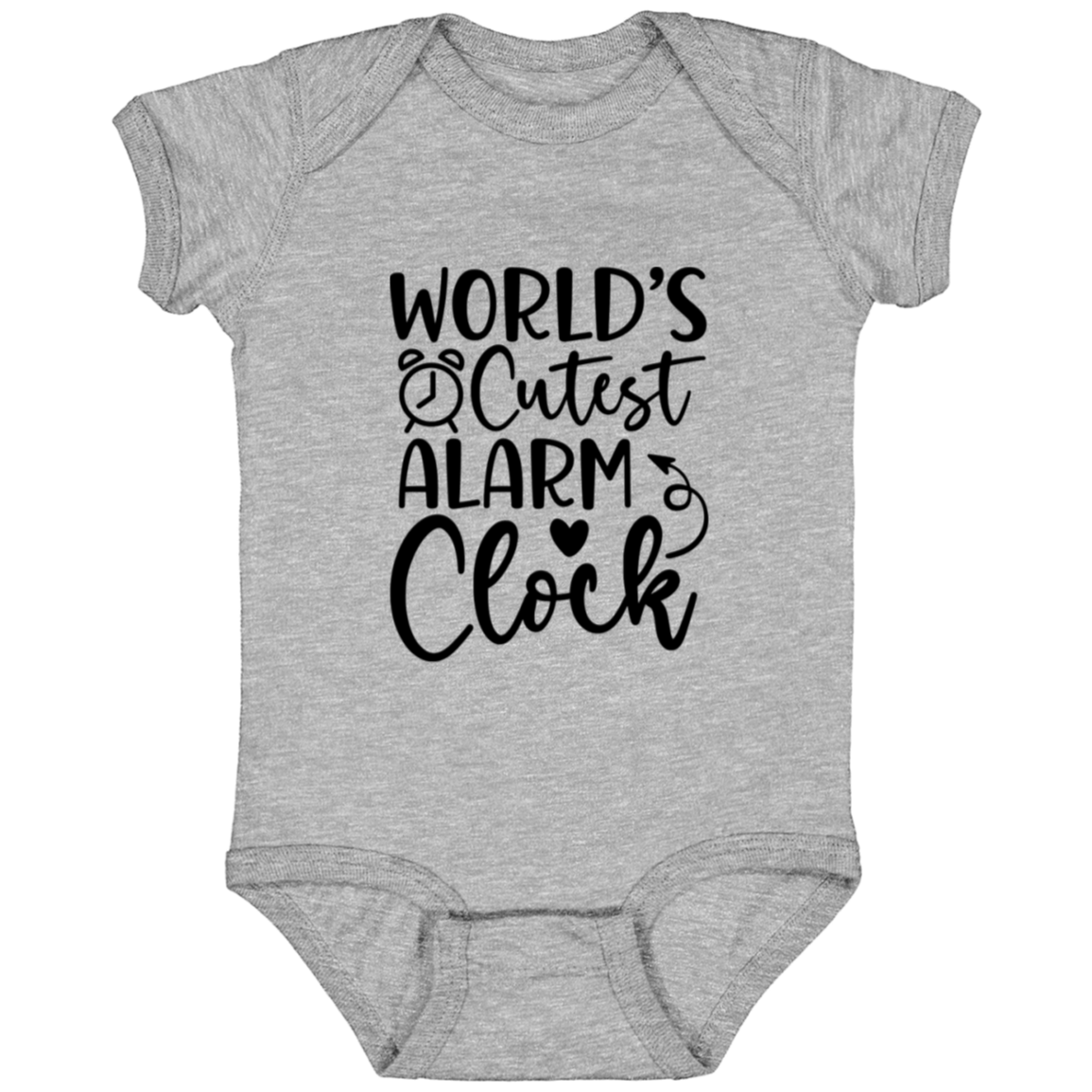 World's cutest alarm clock | Infant Fine Jersey Onesie