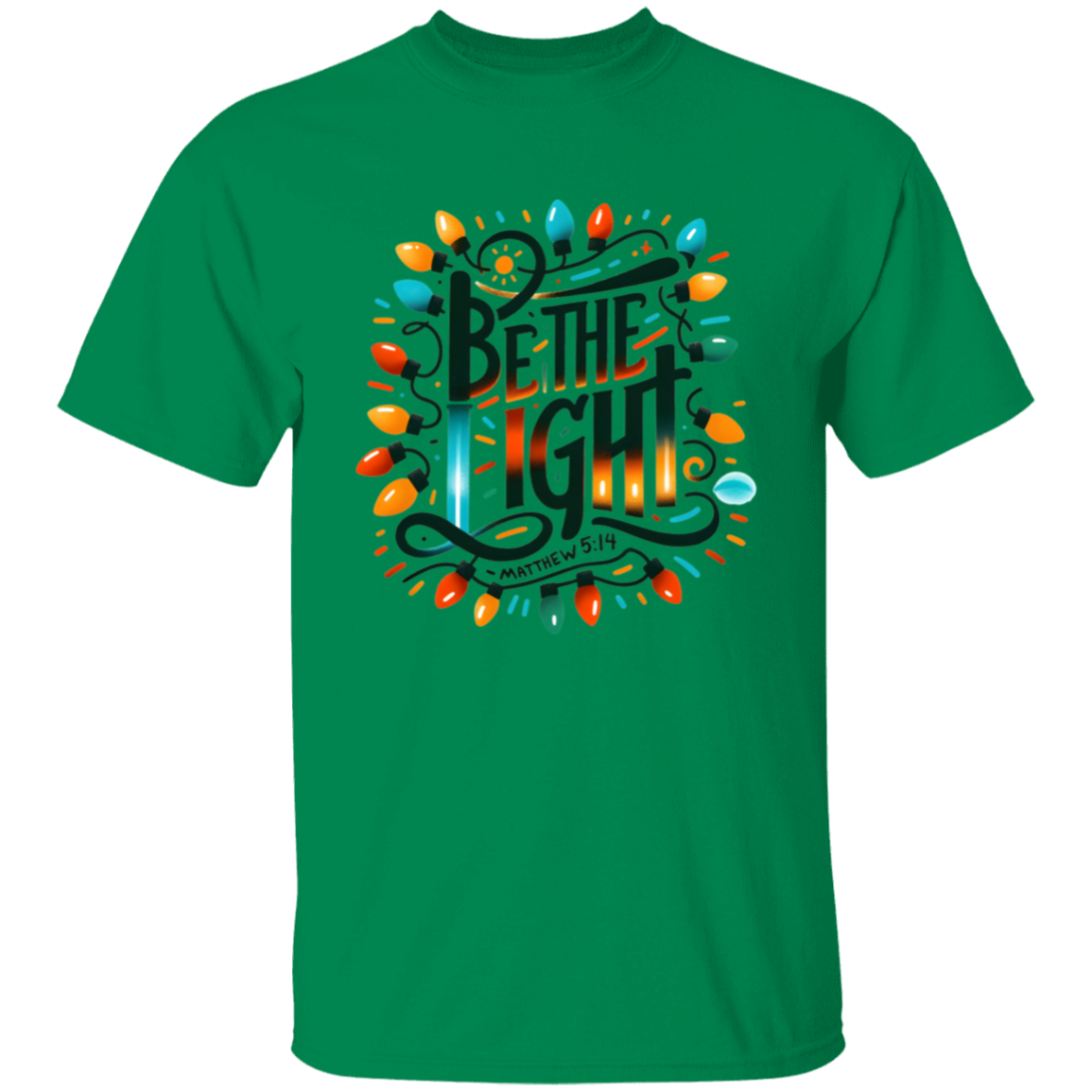 Be The Light Christmas Lights T-Shirt