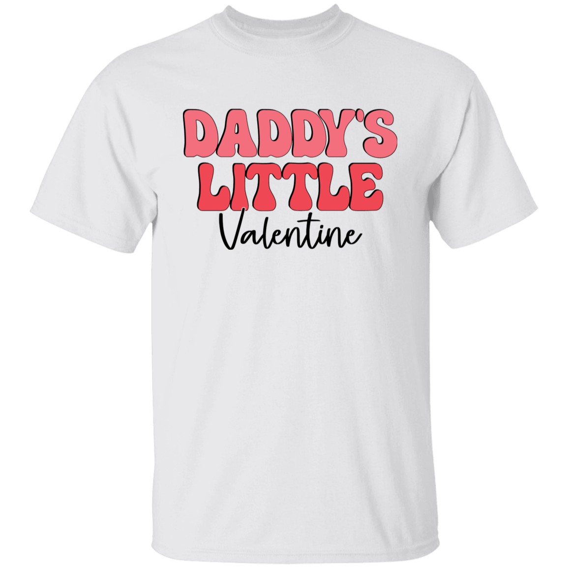 Daddy's Little Valentine | Youth Cotton T-Shirt