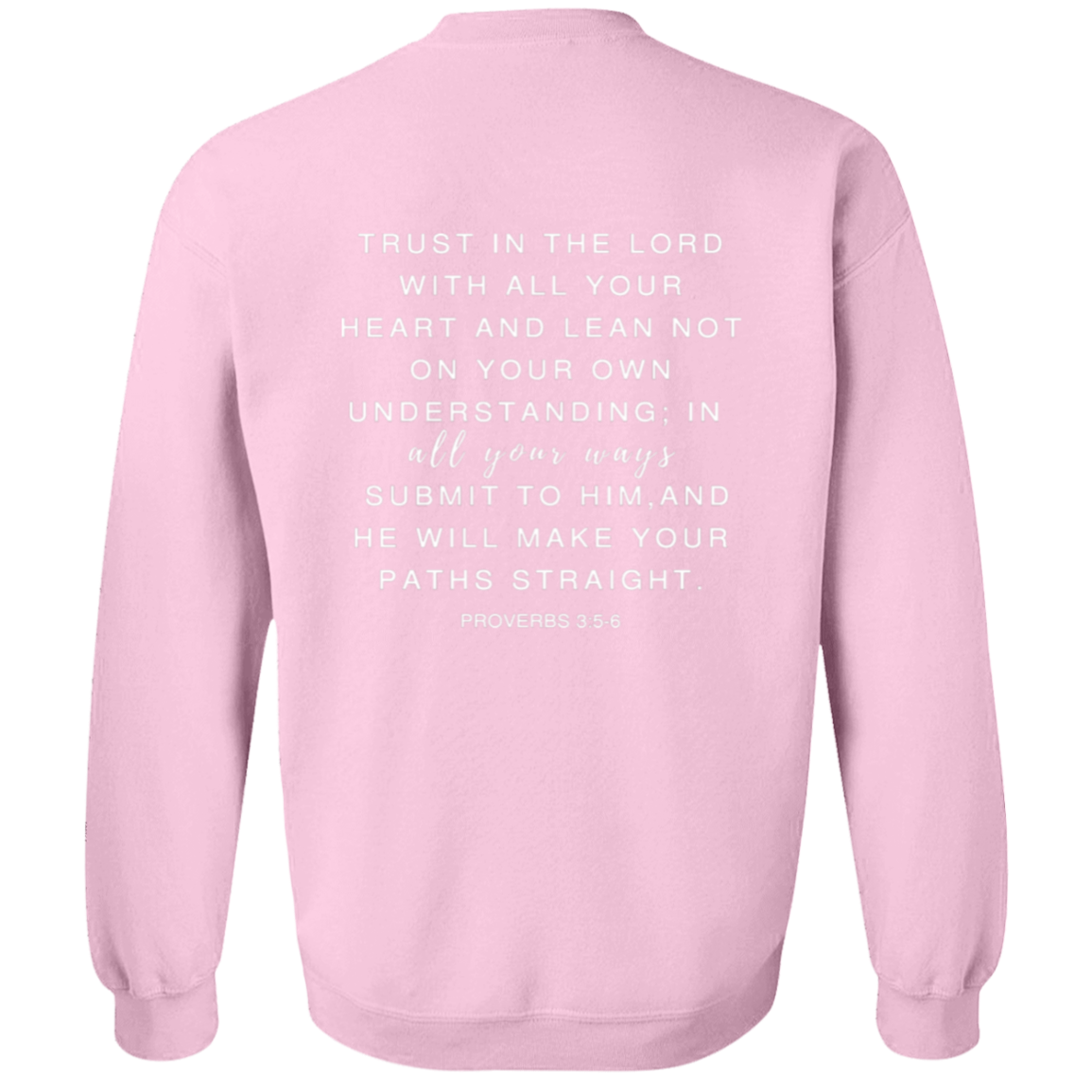 Trust in the Lord Sweatshirt Christian Sweatshirts Christian Gift Faith Sweatshirt Jesus Sweater