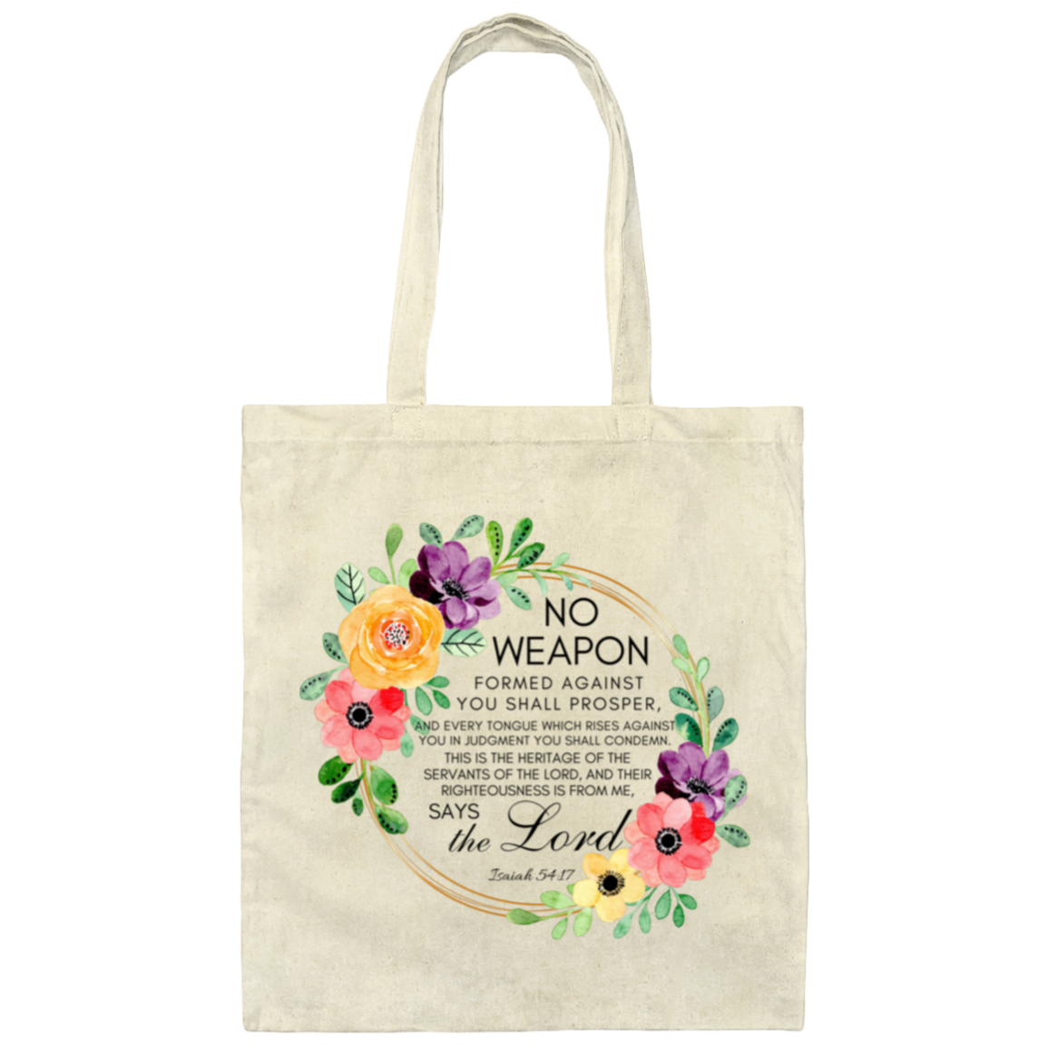 Isaiah 54:17 | Tote Bag