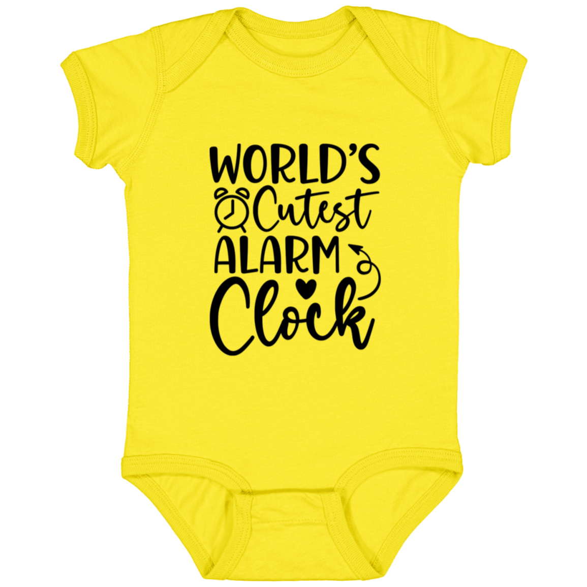 World's cutest alarm clock | Infant Fine Jersey Onesie