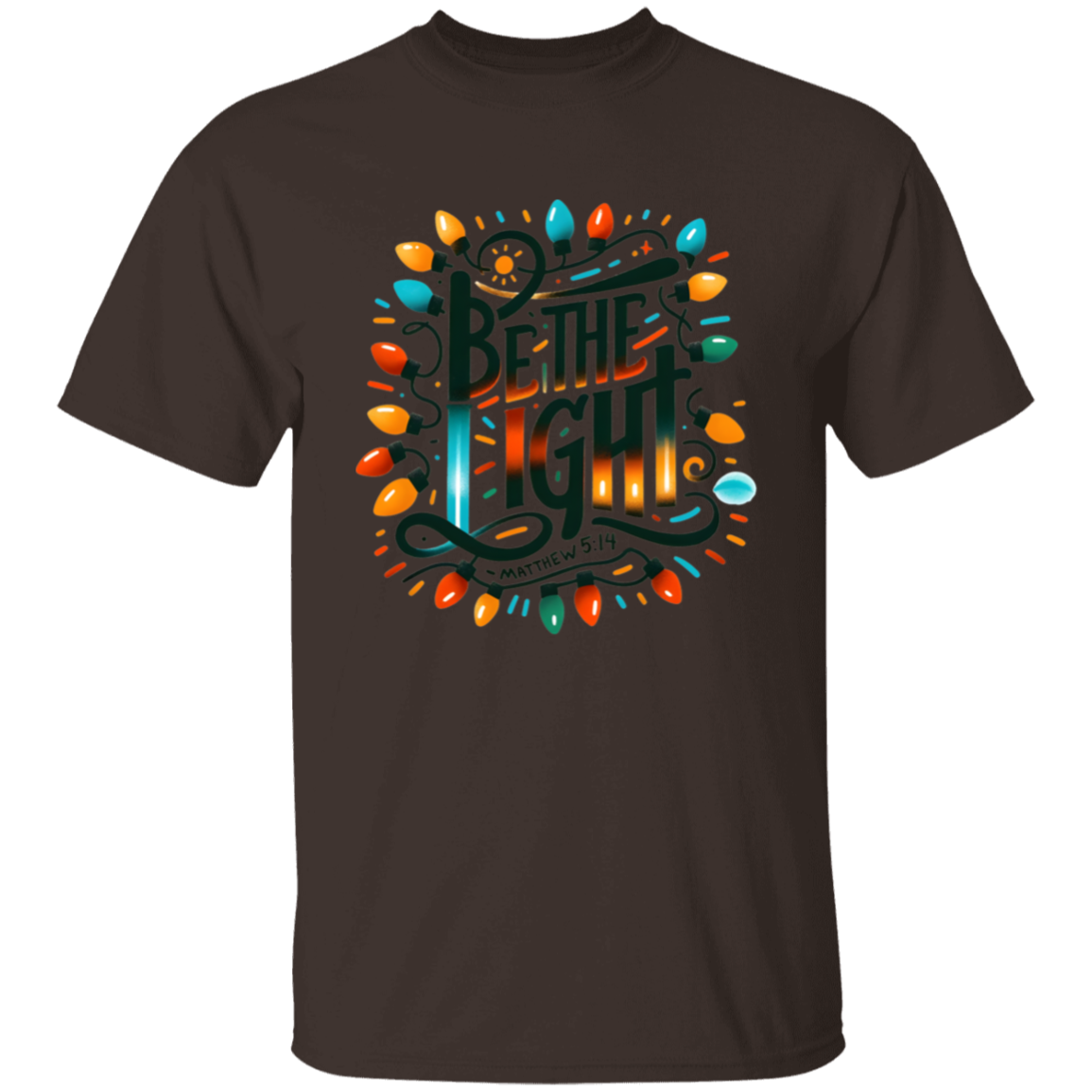 Be The Light Christmas Lights T-Shirt