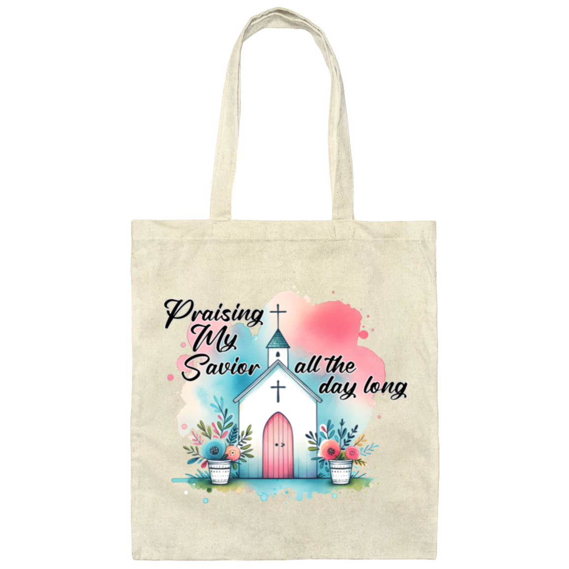 Praising My Savior All The Day Long | Tote Bag