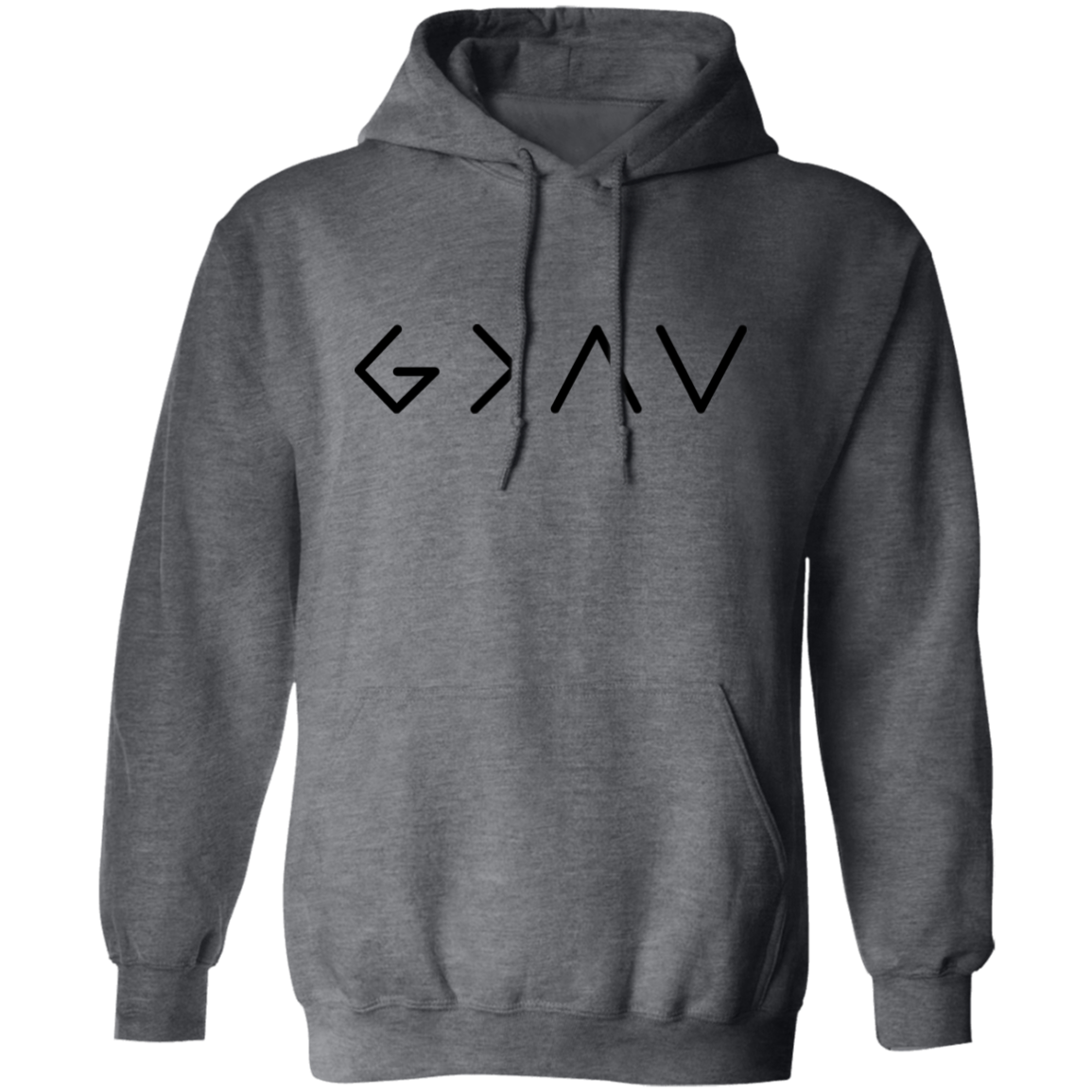 GOD IS GREATER THAN THE HIGHS AND LOWS | Pullover Hoodie