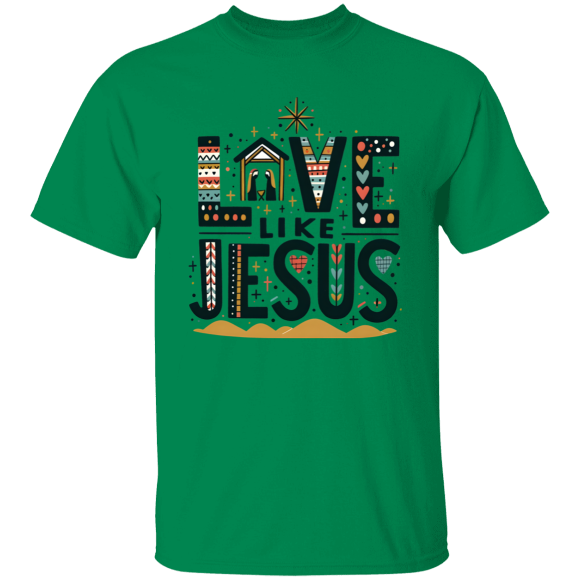 Love Like Jesus Christmas T-Shirt