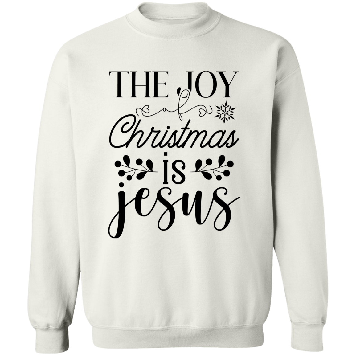 THE JOY OF CHRISTMAS IS JESUS SWEATSHIRT, Christian Christmas sweater, Jesus sweatshirt