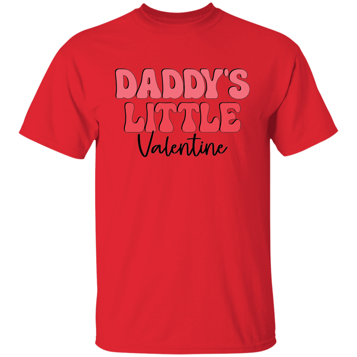 Daddy's Little Valentine | Youth Cotton T-Shirt