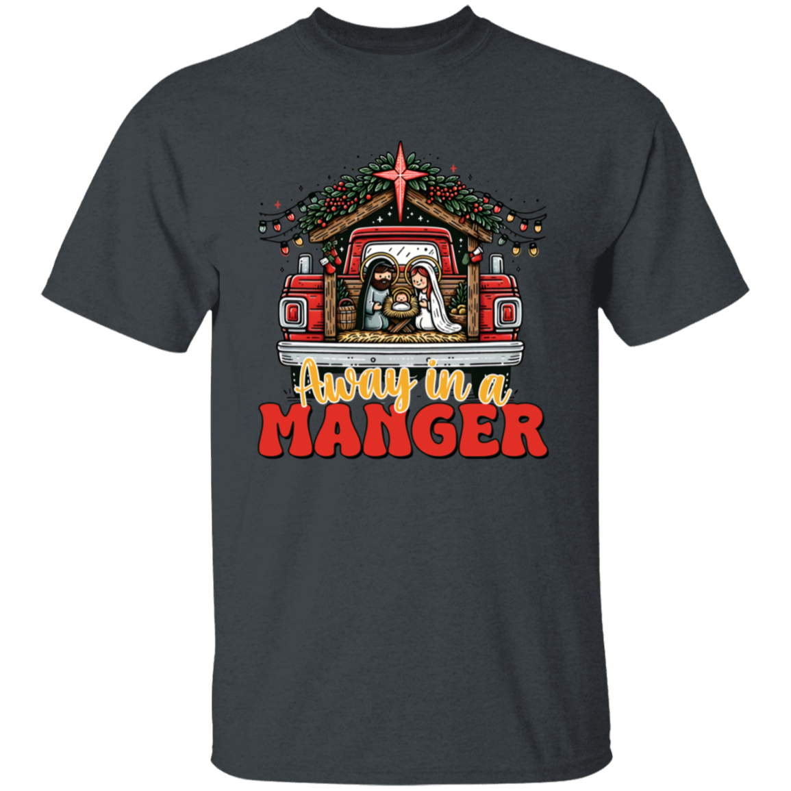 Away In A Manger Christmas T-Shirt