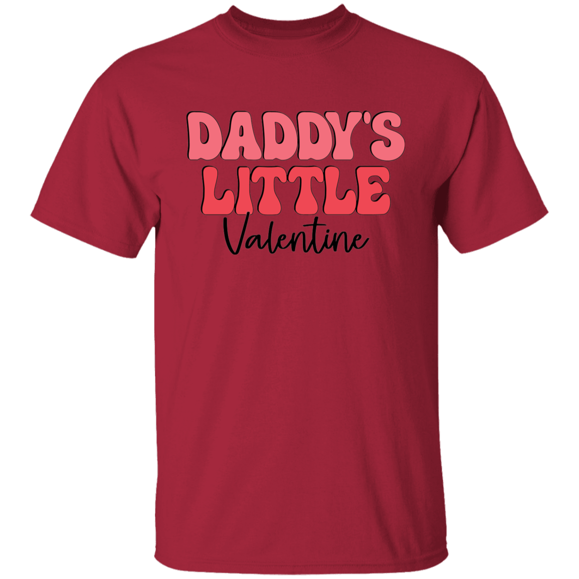 Daddy's Little Valentine | Youth Cotton T-Shirt